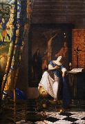 VERMEER VAN DELFT, Jan The Allegory of the Faith wet Spain oil painting artist